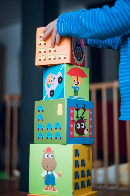 toddler stacking blocks